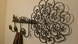 Perchero Llave Antigua Metal Decorativo