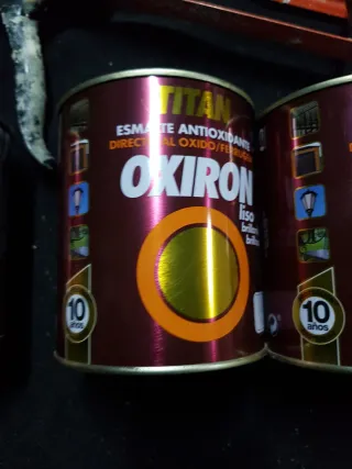 Lote 3 latas Oxiron Titan + pistola