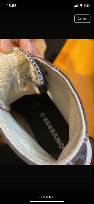 Zapatillas Converse plataforma negras