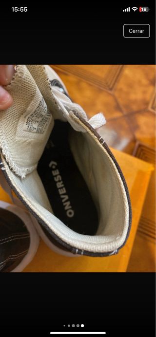 Zapatillas Converse plataforma negras