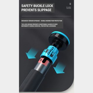 Barra dominadas 70 cm pared pull up bar bloqueable Corength