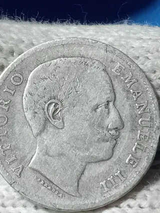 Moneta Argento Regno Italia 1902