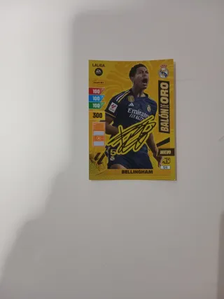 Cromo Adrenalyn XL Bellingham Firmado