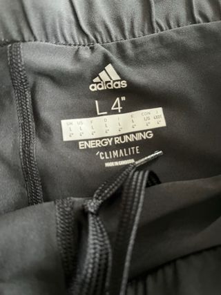 Pantalones cortos running Adidas negros