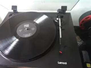 Tocadiscos Lenco L3801 Automático Negro