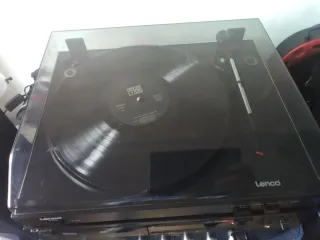 Tocadiscos Lenco L3801 Automático Negro