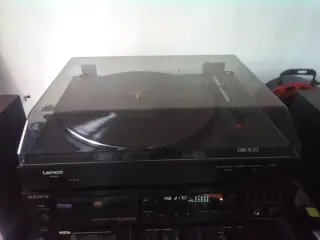 Tocadiscos Lenco L3801 Automático Negro