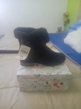 Botas Tino Gonzalez Mujer Negras Talla 38 nuevas
