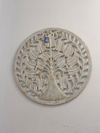 Decoración de pared de madera árbol vida madera ma