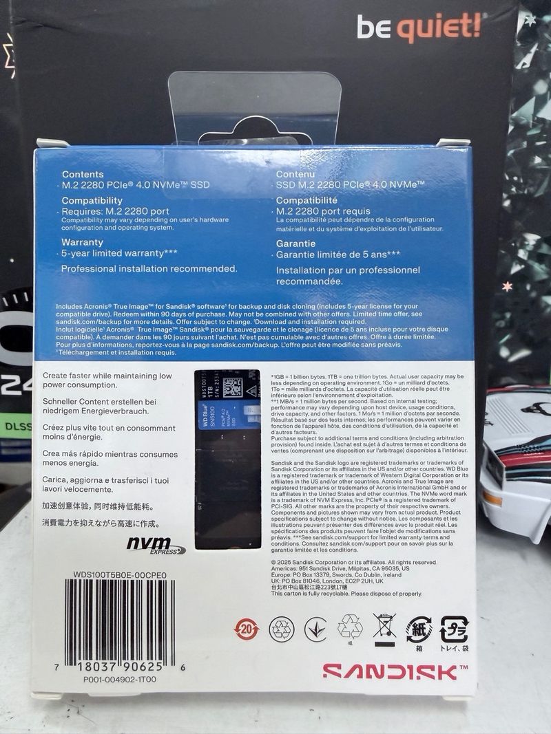 SSD M.2 NVMe 1TB WD SN5100 PCIe 4.0 afbeelding 2