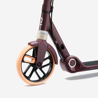 PATINETE JÚNIOR M900 BURDEOS Y TOQUE EN NARANJA