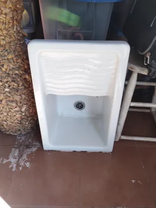 Lavadero exterior de porcelana
