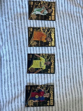 Lote 4 Cromos Megacracks Special One Black