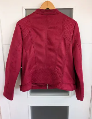 Talla 44-46 (M) Cazadora Biker Frambuesa - October