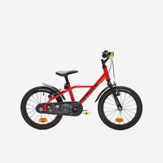 Bicicleta niños 16 pulgadas aluminio Btwin 900 Racing rojo