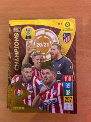 Carta Fútbol Panini