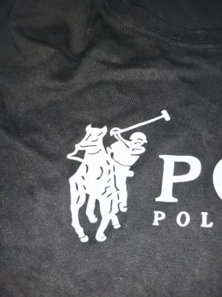 Camiseta Polo Sport Negra Talla L