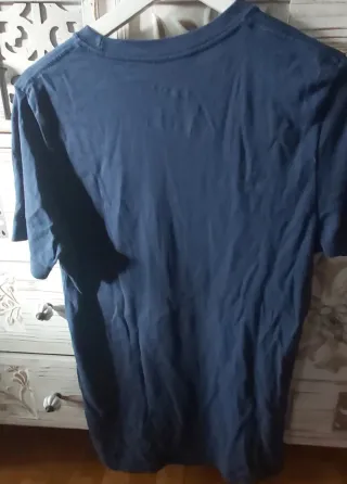 Camiseta FCB Manga Corta Azul