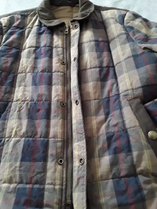 Anorak cuadros MANGO hombre