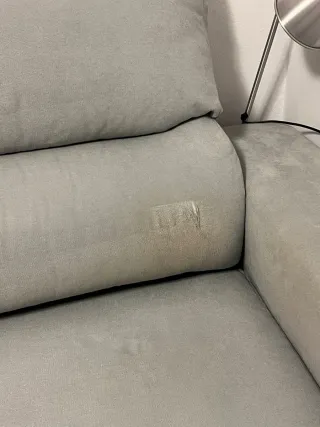 Sofá 3 plazas chaise longue tela