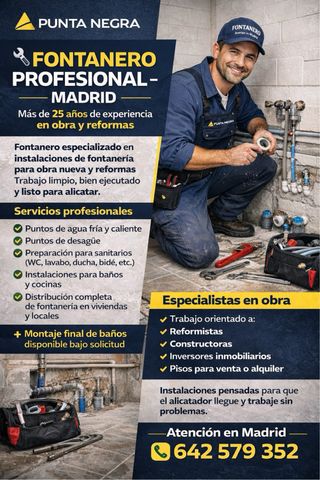FONTANERO 25 años experiencia