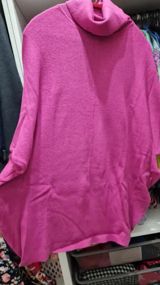 Jersey buganvilla cuello alto talla única de Heve