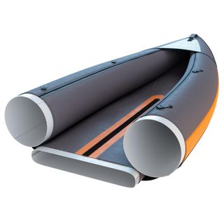 Kayak hinchable de travesía Itiwit 100 2 o 3 plazas naranja