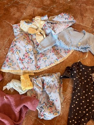 Lote Ropa Muñecas Bebé
