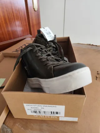 Zapatillas Scalpers verde militar talla 39