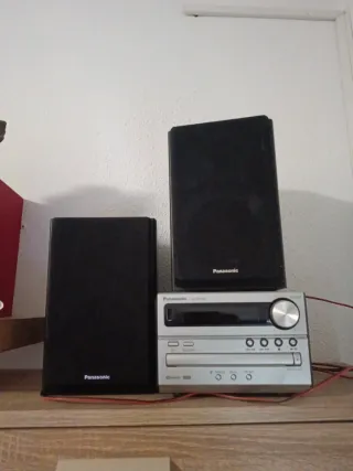 Minicadena Panasonic SA-PM250 Plata