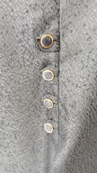 Falda negra vintage con brillo