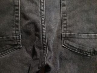 Pantalón vaquero skinny negro chico 164cm