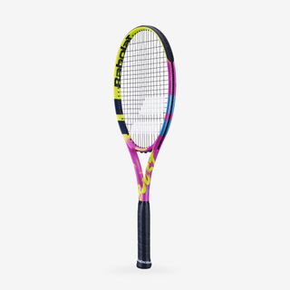 Raqueta de tenis adulto - Babolat Boost Rafa rosa amarillo