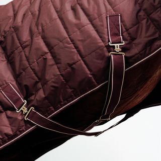 Manta Equitación Cuadra Combo 50 Caballo Poni Burdeos 50 g