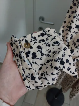 Abito fantasia beige e nero Taglia M