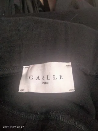 Vestito felpato GAELLE donna nero