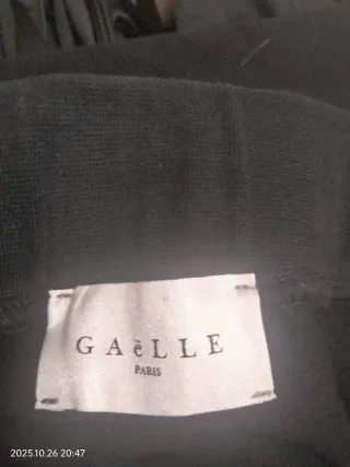 Vestito felpato GAELLE donna nero