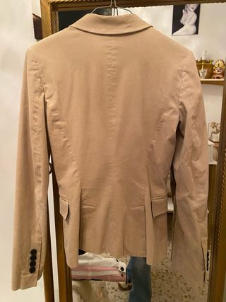 Americana Zara Terciopelo Beige