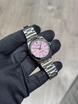 Rolex Oyster Perpetual Rosa Lady FULL SET 34 mm.