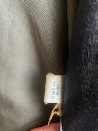 Cazadora blazer de piel negra