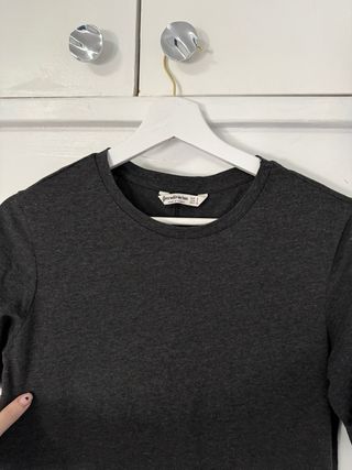 Vestido largo negro con abertura