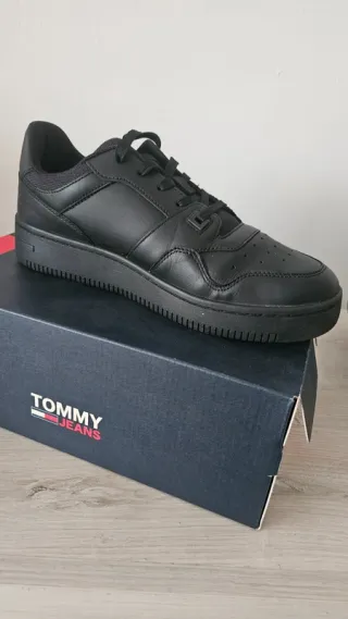 Sneakers Tommy Jeans Basket Retro Nere Tg 42