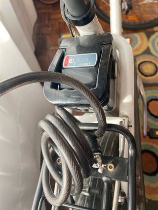 Eléctrica Plegable con acelerador, sillín amortig