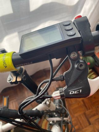 Eléctrica Plegable con acelerador, sillín amortig