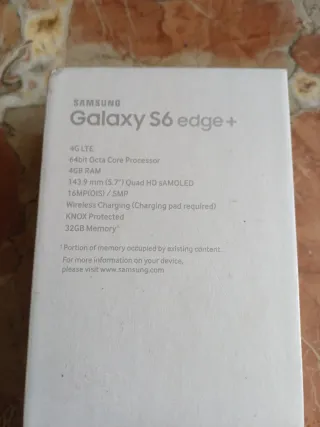Samsung Galaxy S6 edge+ 32GB Caja