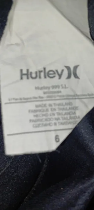 Neopreno Hurley 2/2, talla 36