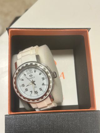 Reloj Marea Blanco Nuevo con caja modelo Córdoba