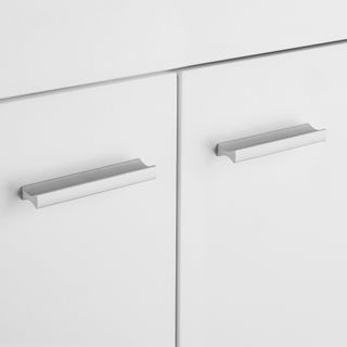 Mueble de baño 2 espaciosos compartimentos 60 x 35 x 56 cm blanco