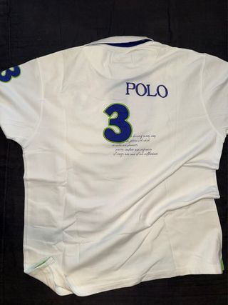 Polo ValeCuatro Blanco Talla 3XL