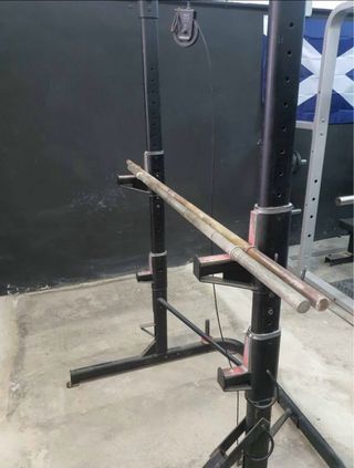 Rack musculación,polea,belt squat, y barras 28mm
